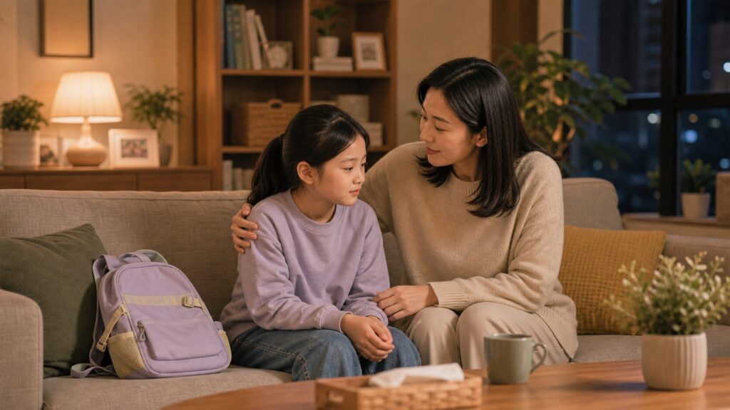 孩子被欺负后，先告诉他：这不是你的错