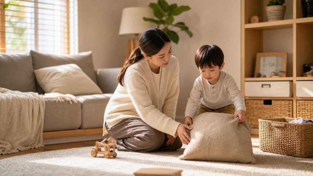 孩子发完脾气后，父母要带他回来修复
