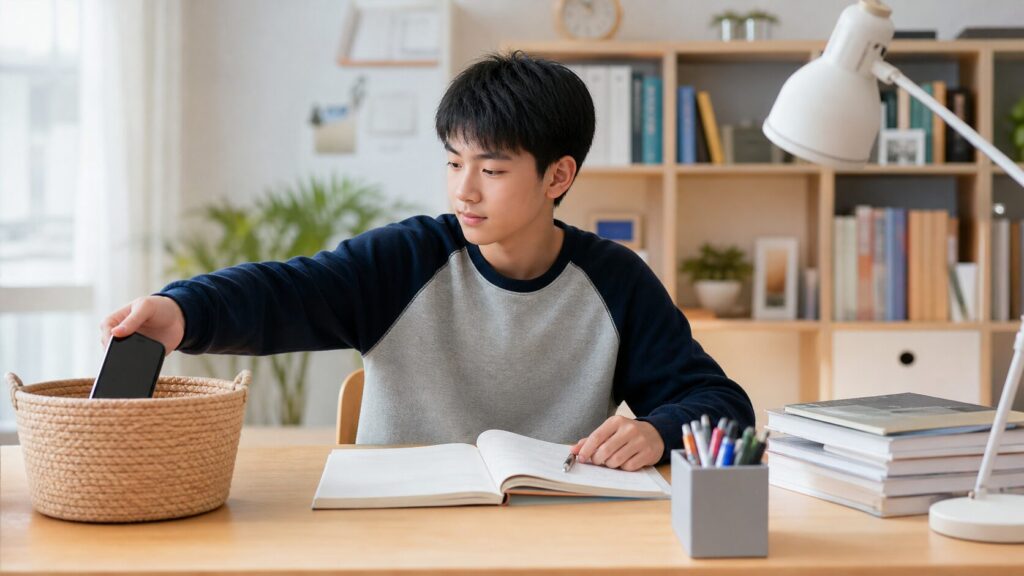 学习时总被手机打断，先设计看得见的距离
